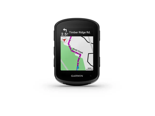 Garmin Edge 540, knappstyrd cykeldator med kartskärm monterad på styret
