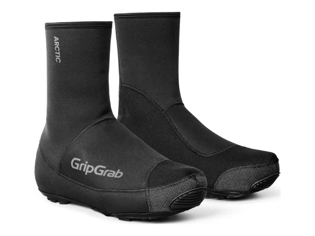 Gripgrab Arctic 2 Waterproof Deep Winter Shoe Cover, svart skoöverdrag för vintercykling