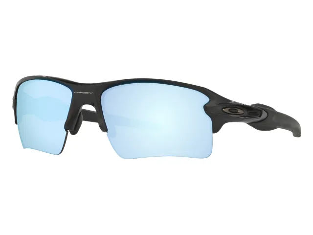 Oakley Flak 2.0 XL Polarized, svarta cykelglasögon med polariserad vattenlins